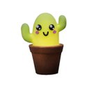 Ver imagem 1 de Luminária Abajur de mesa Grande Cactus Kwaii Cacto Verde