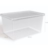 Organizador de Geladeira com Tampa 2,9l Caixa Organizadora Frutas Verduras Transparente Uz - 4
