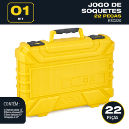 Jogo De Soquete Estriado 1/2 Pol 8 A 32mm 22 Pçs Oz - 5