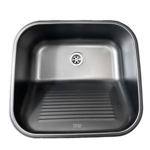 Tanque Monobloco Espaçokb com Acessorios Black Acetinado