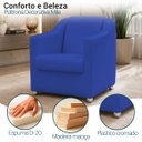 Ver imagem 3 de Kit 6 Poltrona Decorativa para Sala de Espera Mila Recepção Escritório Consultório Corino