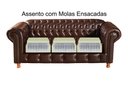 Ver imagem 2 de Conjunto Luis Xv 3+1+1 Lugares Cor:Couríssimo Café 015