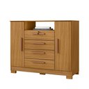 Ver imagem 2 de Cômoda 120cm 2 Portas 4 Gavetas - Ssx Multicoisas