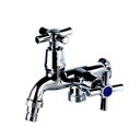 Ver imagem 1 de Torneira De Parede Saída Dupla 1/4 De Volta Tanque E Máquina