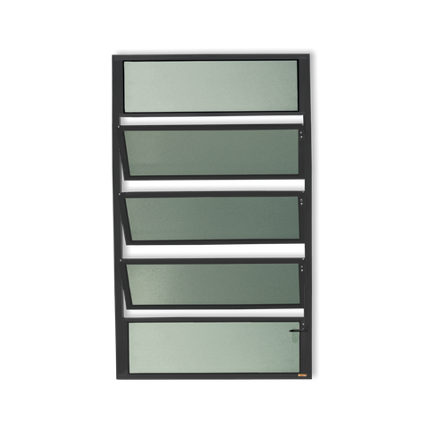 Basculante Alumínio 100 x 40 Plus V.Boreal Preto Brimak