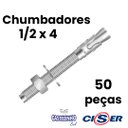 Ver imagem 2 de Chumbador Parabolt Pbc 1/2 X 4 Zincado 50un Caixa