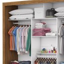 Ver imagem 7 de Guarda-Roupa Casal 4 Espelhos 3 Portas de Correr 4 Gavetas Max Plus Espresso Móveis Marrom/Cinamomo