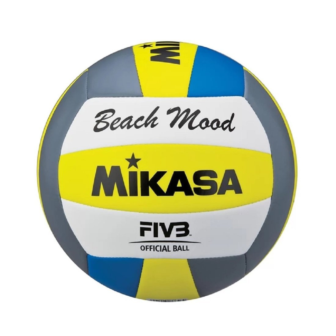 Bola de Vôlei de Praia Mikasa VXS BMD Padrão FIVB Em Couro Sintético Costurado - Ref MK000011/MK0000 - 1