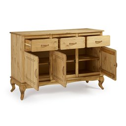 Aparador Buffet Rústico Madeira Maciça Mel Shop Jm - 3 Aparador Buffet Rústico Madeira Maciça Mel Shop Jm - 3