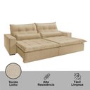 Ver imagem 7 de Sofá Grecia Linho 02 Módulos de 100m B25cm Meu Sofá Online