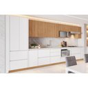 Ver imagem 1 de Cozinha Completa Rainha 19 Peças (5 Armários + 5 Balcões + 1 Paneleiro + 8 Complementos) C6p76