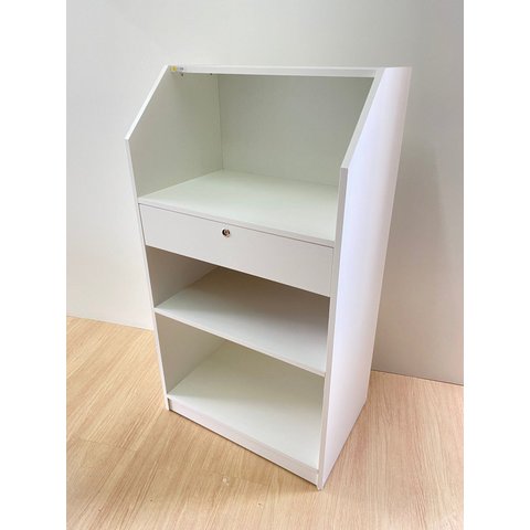 Móveis Loja - Balcão Caixa Branco 60cm 100% Mdf Atendimento
