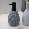 Porta sabonete líquido de cerâmica granulado cinza - Oikos - 3