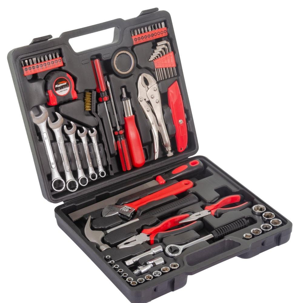 Kit De Chaves E Ferramentas Profissionais Kajima JFH67P Com 67 Peças Em Aço Soft Grip Com Maleta - 2