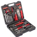 Ver imagem 2 de Kit De Chaves E Ferramentas Profissionais Kajima JFH67P Com 67 Peças Em Aço Soft Grip Com Maleta