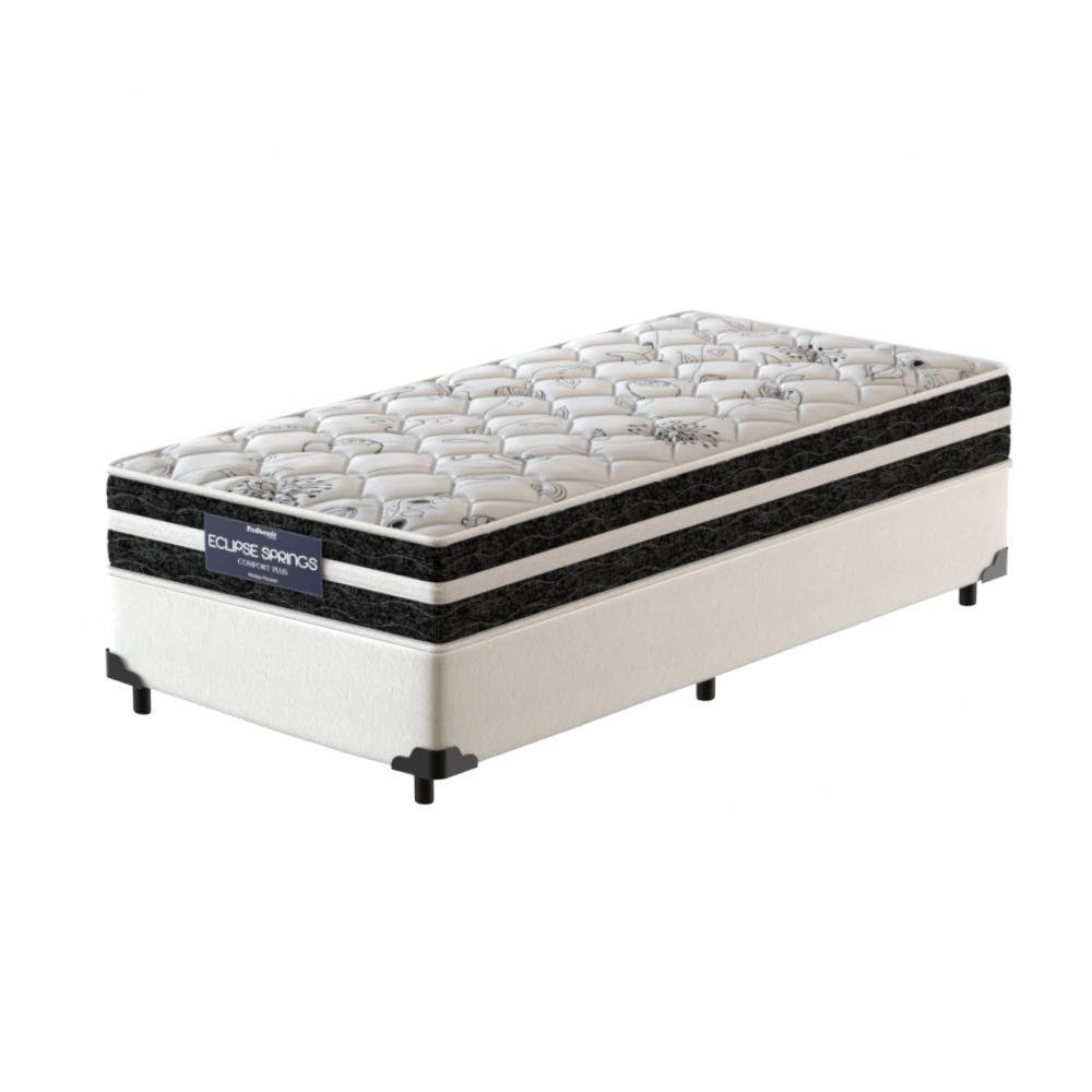 Cama Box Solteiro King Branca + Colchão de Molas Ensacadas - Probel - Eclipse Springs 96x203x55cm é boa?