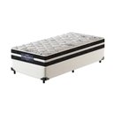Ver imagem 1 de Cama Box Solteiro King Branca + Colchão de Molas Ensacadas Probel Eclipse Springs 96x203x55cm