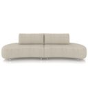 Ver imagem 3 de Sofá 4 Lugares para Sala Living Orgânico Pés Metálicos 260cm Shui P08 Linho Bege - Lyam Decor