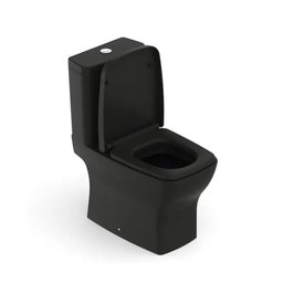 Kit In Bacia C/ Caixa Acoplada+inst+assento Termofixo Boss Matte Black- 1897230081108 - 4