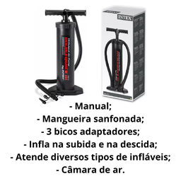 Piscina Colorida 275l Infantil Inflável+ Bomba de Ar Manual - 3