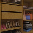 Ver imagem 4 de Guarda Roupa Roupeiro Casal 6 Portas 2 Gavetas Império Madeirado - Rede Móveis