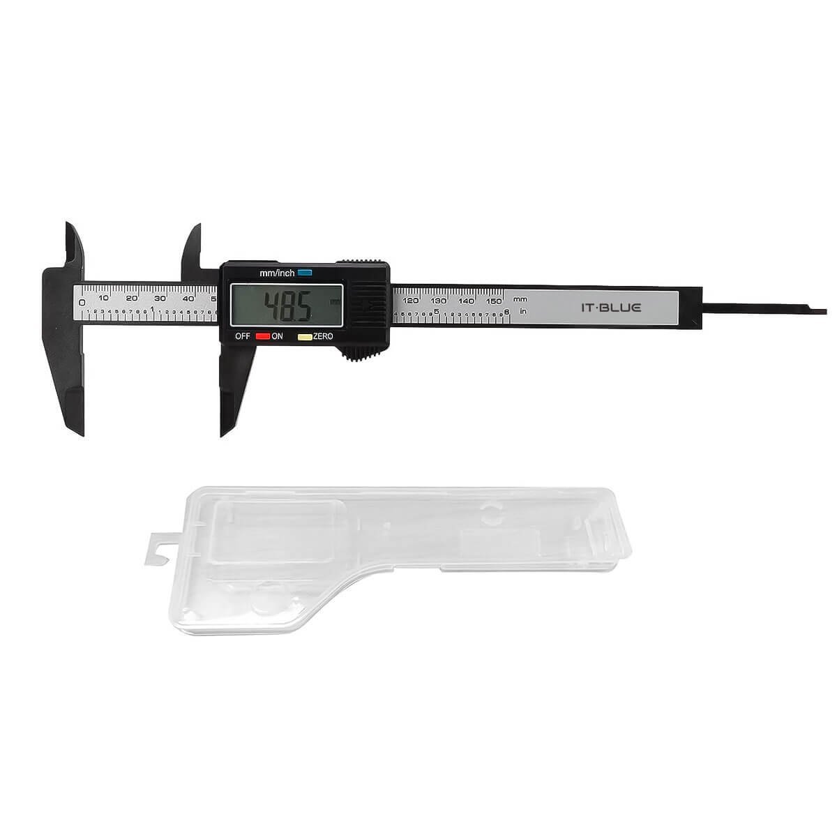 Paquímetro Digital 0-150mm Tela LCD Bateria com Estojo - 6