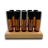 CONJ 3 SUPORTE DE MADEIRA PORTA ÓLEOS ESSENCIAIS ISTAMBUL PARA 10 FRASCOS ROLL-ON 10 ML 21MM SpaceBu - 4