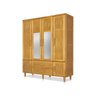 Guarda-roupa Imperatriz 4 Portas Imbuia com Espelho - 3