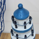 Ver imagem 5 de Farol Enfeite Decorativo Oceano Náutico Marinheiro 30cm