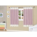 Ver imagem 3 de cortinas para cozinha quarto 200cm x 180cm para varão simples 2m franzida lindo