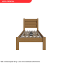 Ver imagem 5 de Cama Solteiro em Madeira Maciça