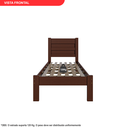 Ver imagem 6 de Cama Solteiro em Madeira Maciça Lara