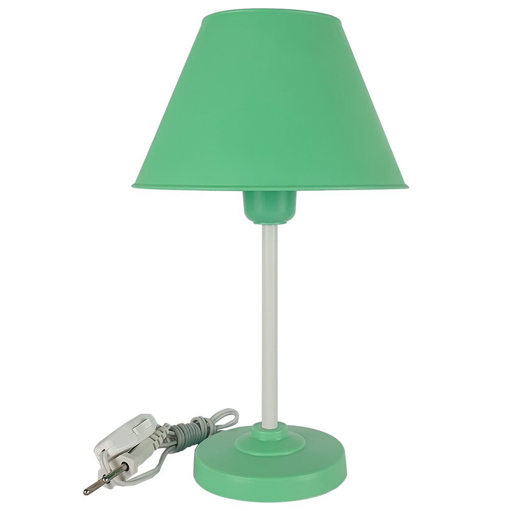 Abajur Infantil Slim Menina ou Menino Luminária para Quarto de Bebê - Cor Verde