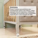 Ver mais imagens de Quarto de Bebê com Berço 3 em 1 Gr e Capitonê Maya Provençal Yescasa