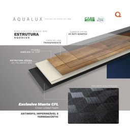 Piso Vinílico Rígido Spc Clic Quality Floor - 6