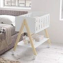 Ver imagem 4 de Mini Berço Liv Laqueado Branco Soft/Natural