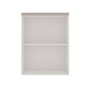 Ver imagem 2 de Armário de Cozinha Aéreo 60 cm 1 Porta Iluminata Brco/Fendi