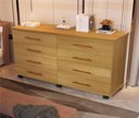Ver imagem 2 de Cômoda 8 Gavetas Primus Jade - Cor Mel