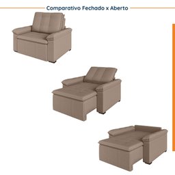 Poltrona Retrátil Palmeira Cabecasa Madeiramadeira - 5