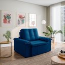 Ver imagem 2 de Poltrona Retrátil Palmeira CabeCasa MadeiraOriginals Azul
