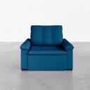 Ver imagem 7 de Poltrona Retrátil Palmeira CabeCasa MadeiraOriginals Azul