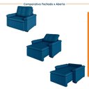 Ver imagem 6 de Poltrona Retrátil Palmeira CabeCasa MadeiraOriginals Azul