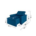 Ver imagem 3 de Poltrona Retrátil Palmeira CabeCasa MadeiraOriginals