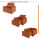 Ver imagem 5 de Poltrona Retrátil Palmeira CabeCasa MadeiraOriginals Laranja Terracota