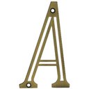 Ver imagem 1 de Letra Residencial a de Zamac Oxidado - 95668 - Silvana
