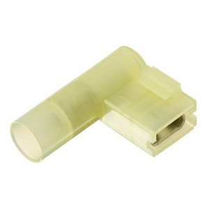 20un Kit Terminal Bandeira Total Isolado Amarelo 4 a 6mm