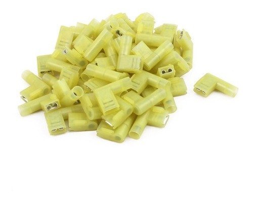 20un Kit Terminal Bandeira Total Isolado Amarelo 4 a 6mm - 3