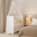 Ver imagem 3 de Berço Bedside Doce Encanto Infantil Moises com Colchão e Grade Móvel