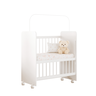 Berço Bedside Doce Encanto Infantil Moises com Colchão e Grade Móvel - 5