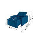 Ver imagem 3 de Poltrona Retrátil com Braço Reto Palmeira CabeCasa MadeiraOriginals